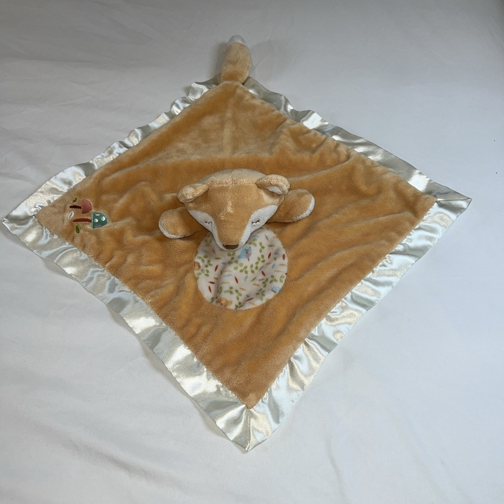 Douglas Baby Fox Lovey‎ Security Blanket Lil Snuggler Woodland Satin Plush Toy